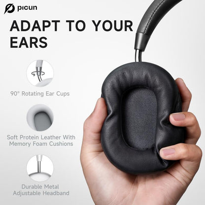 Wireless Headphones, Bluetooth 5.4 Low-Latency